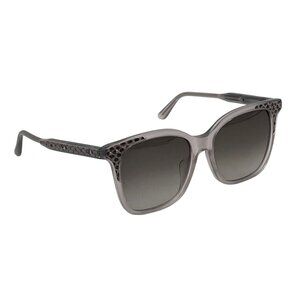 Bottega Veneta Sunglasses Gray Gradient Square BV0118SA With Case & Certificate